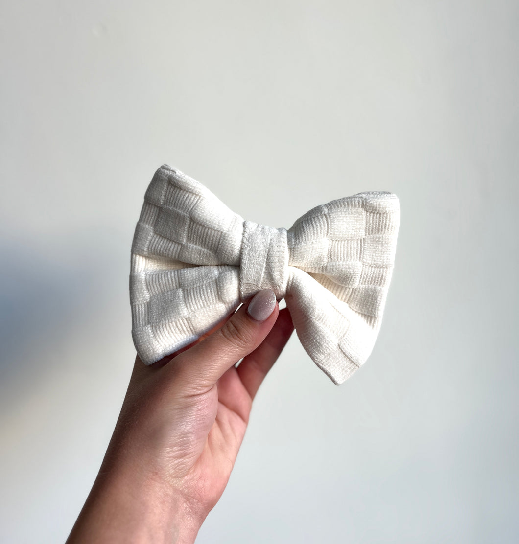 Ivory Bow Tie