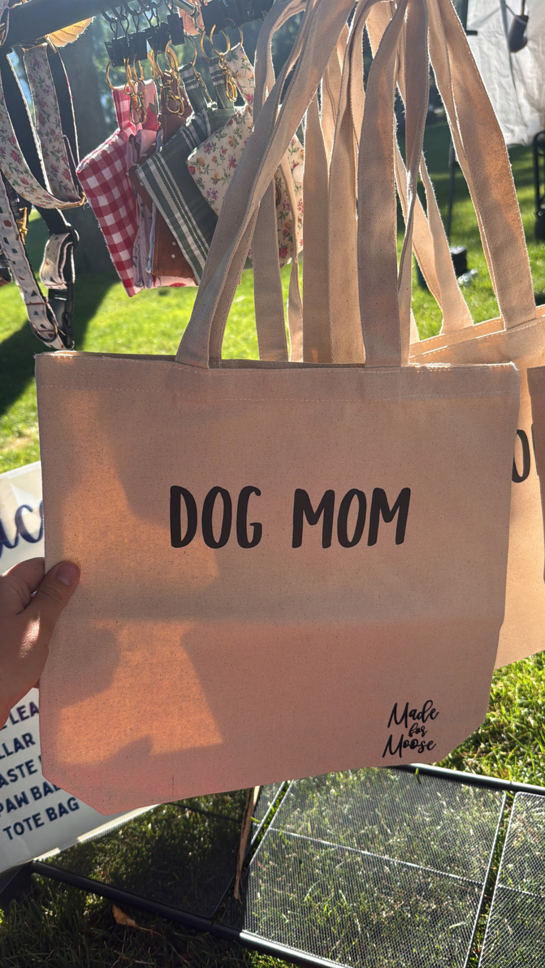 Dog Mom Tote Bag