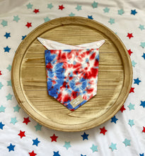 Load image into Gallery viewer, 4th of July Tie Dye Bandana-Snap On
