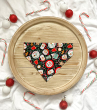 Load image into Gallery viewer, Santa&#39;s Cookies Bandana-Over Collar

