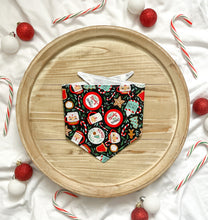 Load image into Gallery viewer, Santa&#39;s Cookies Bandana-Snap On
